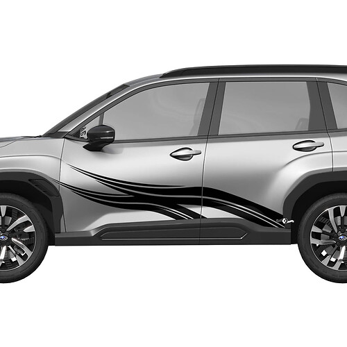 Side Doors Tribal Vinyl Decal - Graphic Sticker universal fit Suba Forester