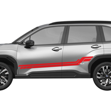 Side Doors Rocker Panel Racing Stripes Vinyl Decal - Graphic Sticker universal fit Suba 3 3