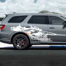 DODGE Durango RT Destroyed splash decal vinyl stickers 3