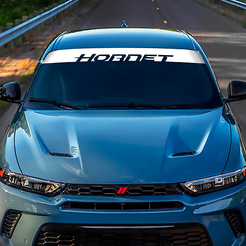 Windshield Stripe Banner Decal Sticker - Custom Vinyl Graphics fit to Dodge Hornet
