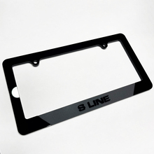 S Line Vehicle License Plate Covers Frames Decor for Audi S Line 2