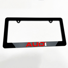 Vehicle License Plate Covers Frames Decor for Audi 4