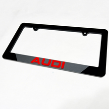 Vehicle License Plate Covers Frames Decor for Audi 5