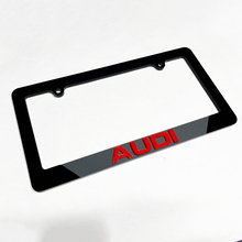 Vehicle License Plate Covers Frames Decor for Audi 6
