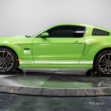 Rocker Panel 5.0 GT Stripe Kit with US flag Vinyl Decal Sticker for Ford Mustang 2