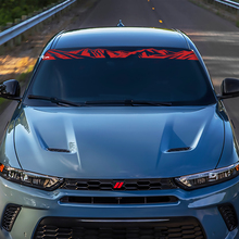 Windshield Mountains Banner Decal Sticker - Custom Vinyl Graphics fit to Dodge Hornet
 3