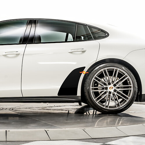Rear Fender Rock Guard Decals Stone Guard Film Replacement Stickers fit Porsche Panamera