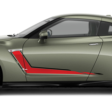 Side Doors Stripes Decal Kit for Nissan GT-R
 3