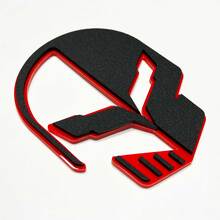 Corvette Skull Jake Custom 3D Badge Fender Badges Tailgate Emblem Front Grille Badge fits Chevy Corvette 2