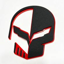 Corvette Skull Jake Custom 3D Badge Fender Badges Tailgate Emblem Front Grille Badge fits Chevy Corvette 4