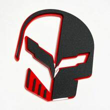 Corvette Skull Jake Custom 3D Badge Fender Badges Tailgate Emblem Front Grille Badge fits Chevy Corvette 5