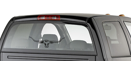 Large 'RM WILLIAMS BULL HORNS' Car Sticker Car Truck Off Road Decal 4x4 4WD