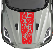 Hood Graphics Stripes Decal Kit for Nissan GT-R 3