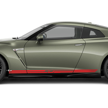 Side Doors Rocker Panel Graphics Decal Kit for Nissan GT-R
 2