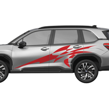 Side Doors Racing Stripes Vinyl Decal - Graphic Sticker universal fit Suba Forester 2 3