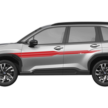 Side Doors Stripes Racing Stripes Vinyl Decal - Graphic Sticker universal fit Suba Forester 1 3
