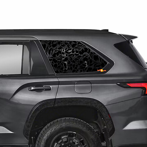Flowers Side Window Decal for Toyota Sequoia TRD Pro