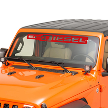 Windshield Window Jeep EcoDiesel Graphic Vinyl Decal Sticker 3