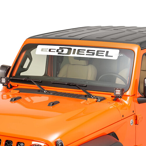 Windshield Window Jeep EcoDiesel Graphic Vinyl Decal Sticker 2