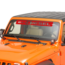 Windshield Window Jeep EcoDiesel Graphic Vinyl Decal Sticker 2 2