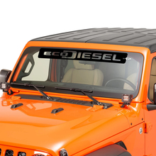 Windshield Window Jeep EcoDiesel Graphic Vinyl Decal Sticker 2 3
