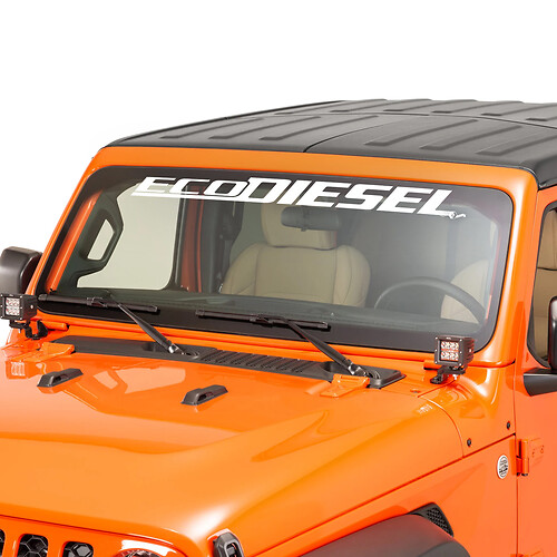 Windshield Window Jeep EcoDiesel Graphic Vinyl Decal Sticker 3