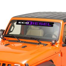 Windshield Window Jeep EcoDiesel Graphic Vinyl Decal Sticker 4 3