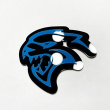 Custom 3D Badge Hellcat Dodge Fender Badges Tailgate Emblem Front Grille Badge Blue 2
