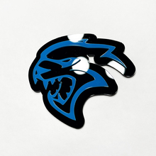 Custom 3D Badge Hellcat Dodge Fender Badges Tailgate Emblem Front Grille Badge Blue 5