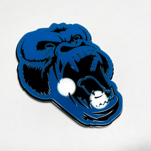 Custom 3D Badge Angry Gorilla Fender Tailgate Front Grille Badges Emblem Blue 2