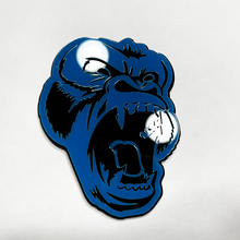 Custom 3D Badge Angry Gorilla Fender Tailgate Front Grille Badges Emblem Blue 4