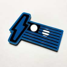 Ford 150 Lightning US Flag 3D Badge - Custom Fender Badges Emblem Blue and Black 3