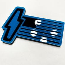 Ford 150 Lightning US Flag 3D Badge - Custom Fender Badges Emblem Blue and Black 5