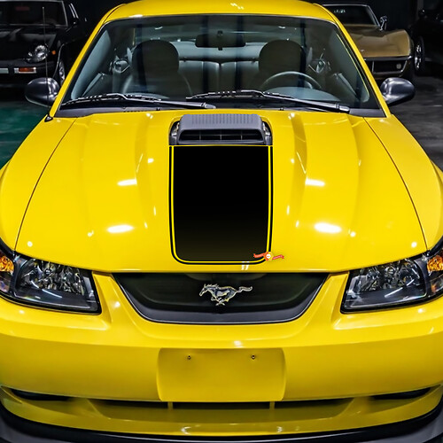 Ford Mustang Mach 1 Hood Decal Car Vinyl Sticker 2
