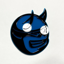 Custom 3D Badge Drag Bee Demon Dodge Charger Challenger logo Fender Badges Emblem Blue and Black 3