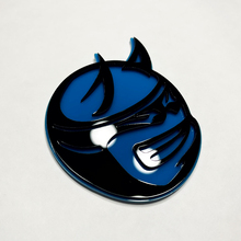 Custom 3D Badge Drag Bee Demon Dodge Charger Challenger logo Fender Badges Emblem Blue and Black 4
