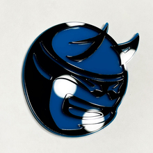 Custom 3D Badge Drag Bee Demon Dodge Charger Challenger logo Fender Badges Emblem Blue and Black 6