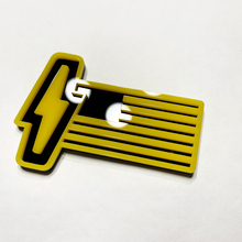 Ford 150 Lightning US Flag 3D Badge - Custom Fender Badges Emblem Yellow and Black 2