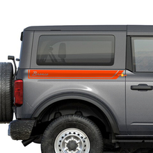 Rear Side Stripe Decals Stickers for Ford Bronco 2