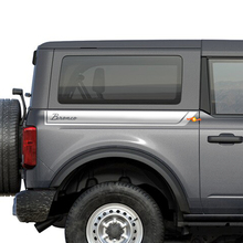 Rear Side Stripe Decals Stickers for Ford Bronco 3