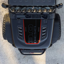 Hood 3.0 Diesel Jeep Graphic Vinyl Decal Sticker outline 3