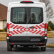 Ford Transit ପଶ୍ଚିମ ଚେକର୍ଡ ଗ୍ରାଫିକ୍ସ ଭିନିଲ୍ ଡିକାଲ୍ ଷ୍ଟିକର୍
 3