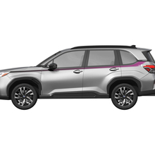 Side Doors Racing Stripes Vinyl Decal - Graphic Sticker universal fit Suba Forester 3 3