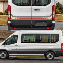 Ford Transit Retro Rear Side Doors Graphics Vinyl Decal Sticker 2
