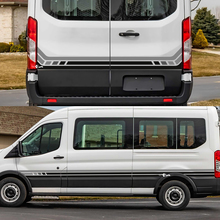 Ford Transit Retro Rear Side Doors Graphics Vinyl Decal Sticker 3