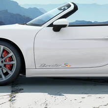 Pair Porsche Stickers Boxster S Porsche  Doors Side Decal Sticker  2