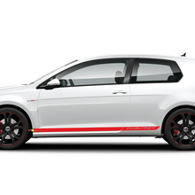 Decal Stripes Side Door racing design kit For Volkswagen Golf Clubsport 3