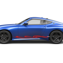 Side Wave Doors Graphics Decal Kit for Nissan Z Sport 3