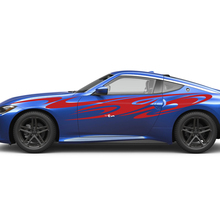Side Abstract Graphics Doors Decal Kit for Nissan Z Sport 3