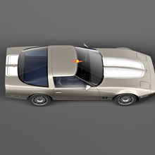 Front hood and Rear racing stripes decal pre-cut for Chevrolet Corvette C4 Sport 1984 - 1996 2